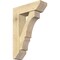 Ekena Millwork Balboa Slat Rough Sawn Bracket w/ Offset Brace, Douglas Fir, 8"W x 26"D x 38"H BKT0806X26X38BOA06RDF - alternate 1